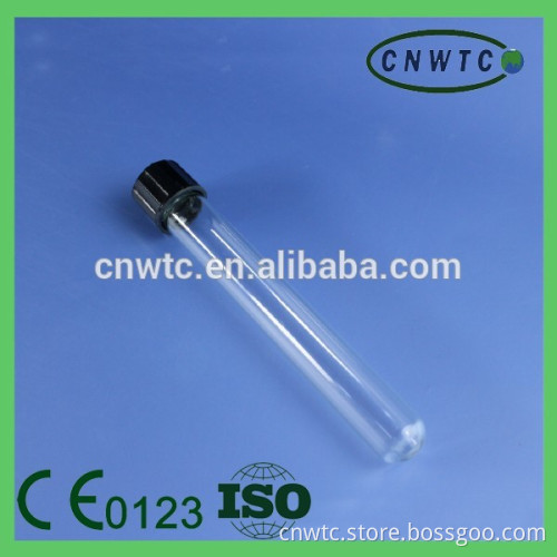 flat bottom glass tube